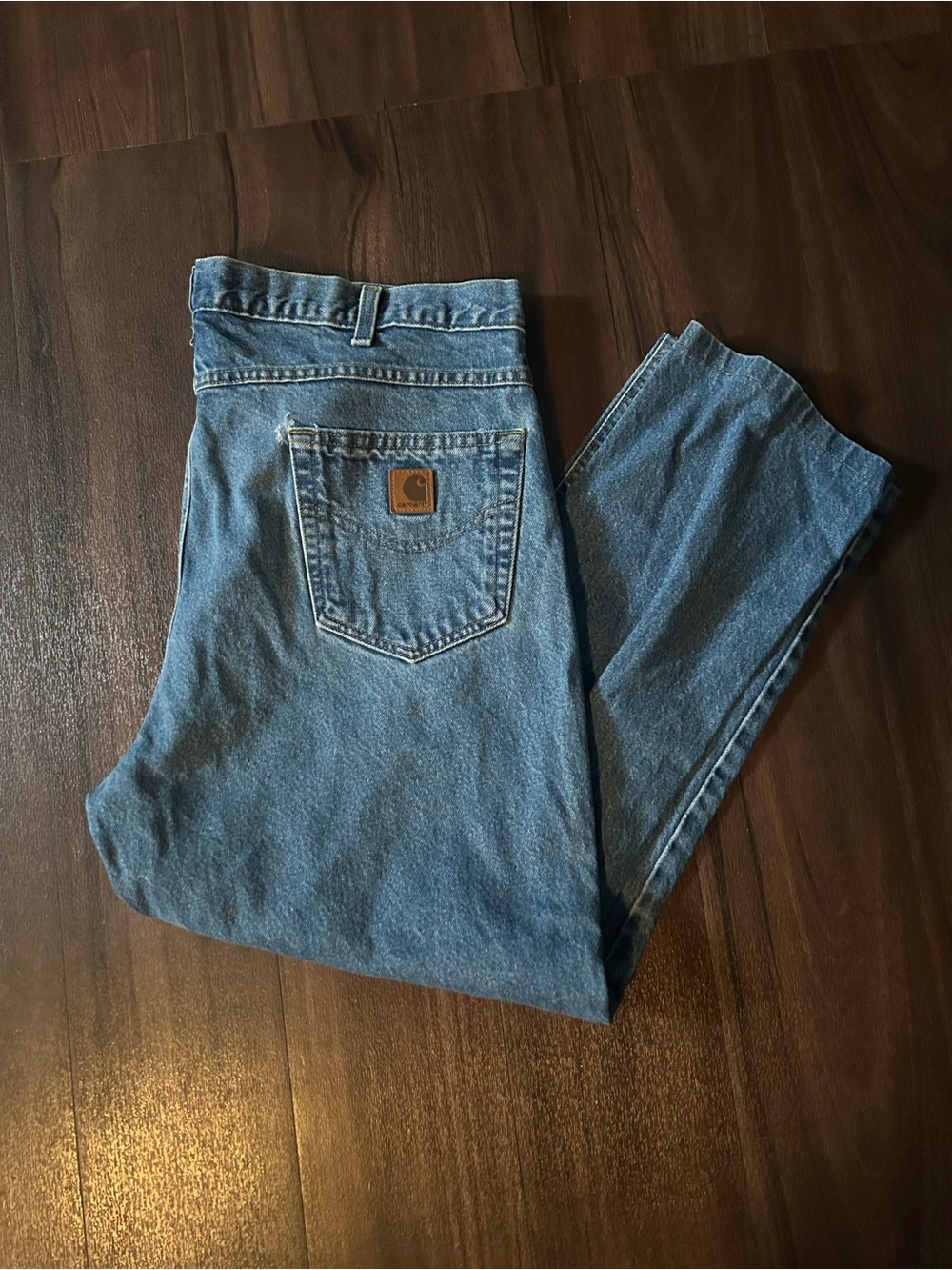 Carhartt Men's Light Blue Relaxed Fit Jeans